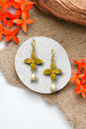 Ixora Flower Earrings