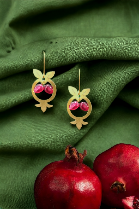 Pomegranate Earrings