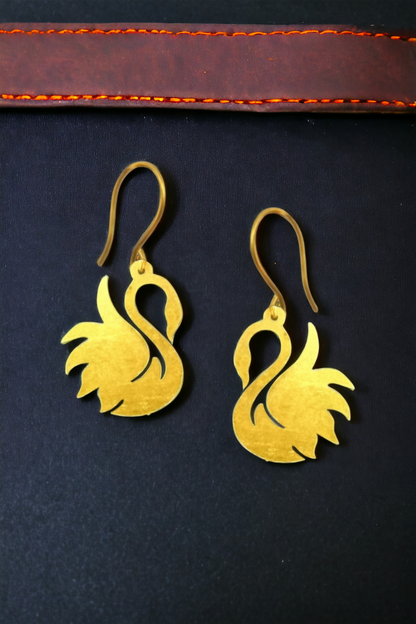 Swan Earrings