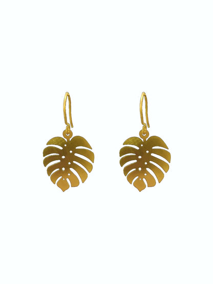 Monstera leaf Earrings