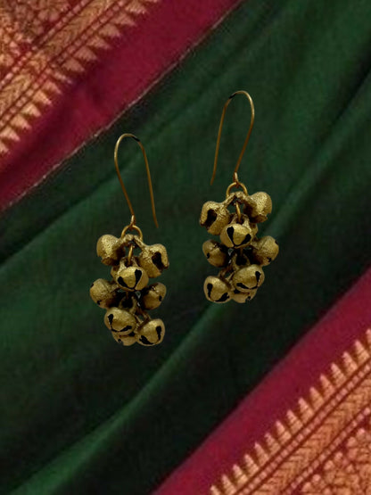 Ghungroo Bunch Big Earrings