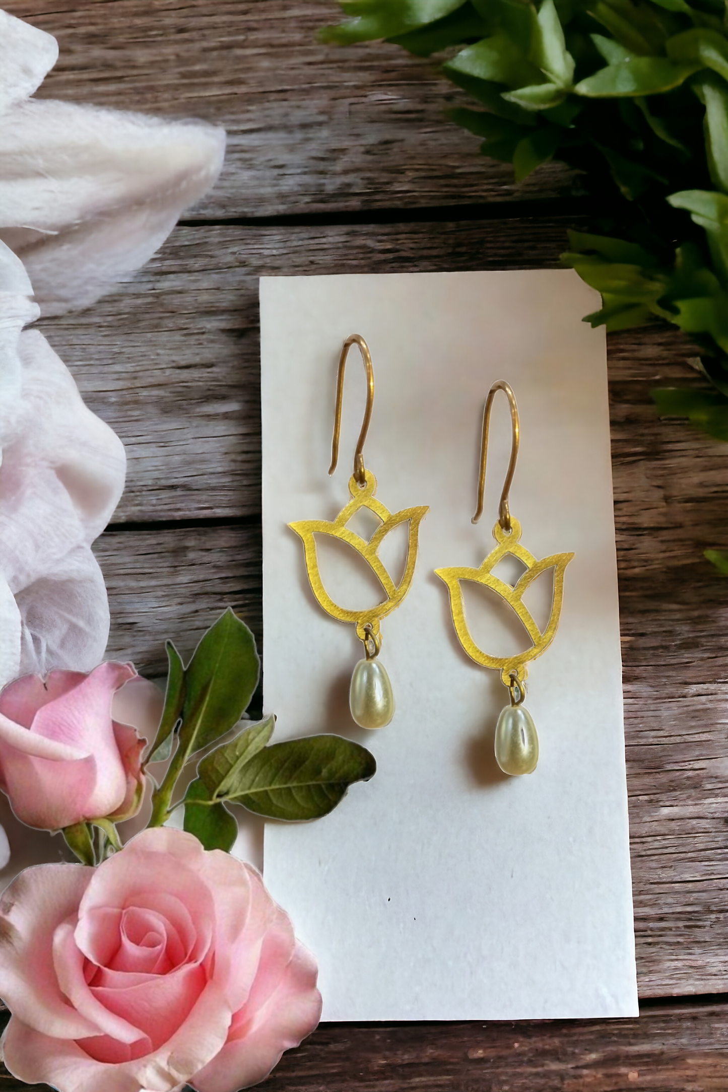 Rose Bud Earrings