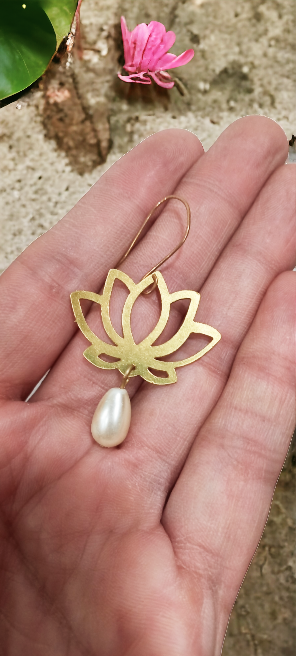 Lotus Earrings