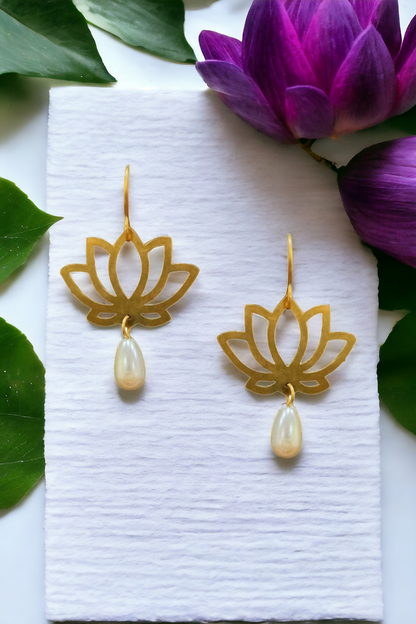 Lotus Earrings