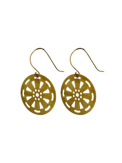 Western Round Earrings