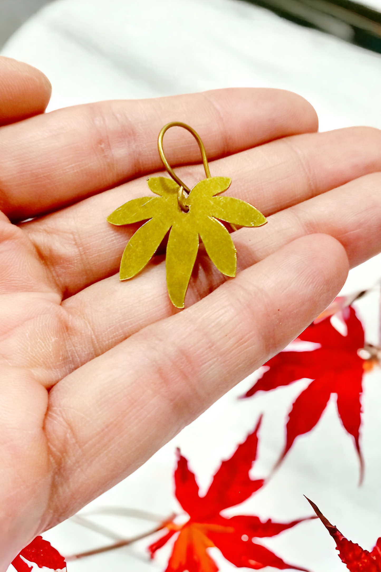 Japanese Maple leaf Earrings