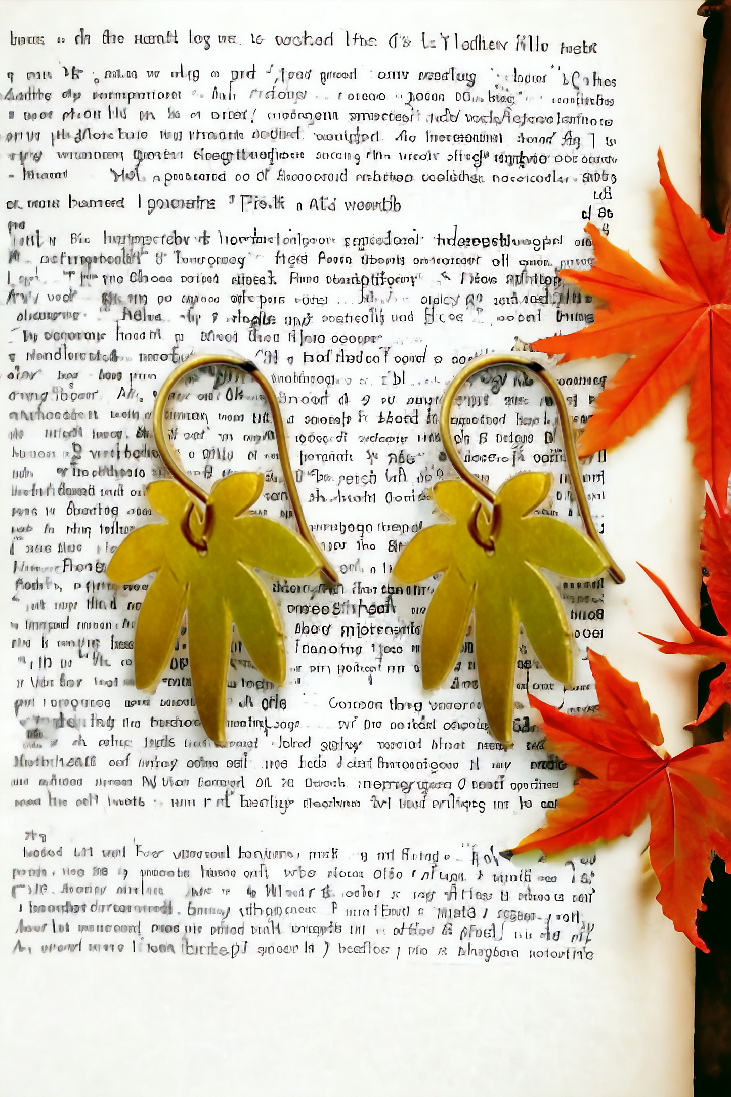 Japanese Maple leaf Earrings