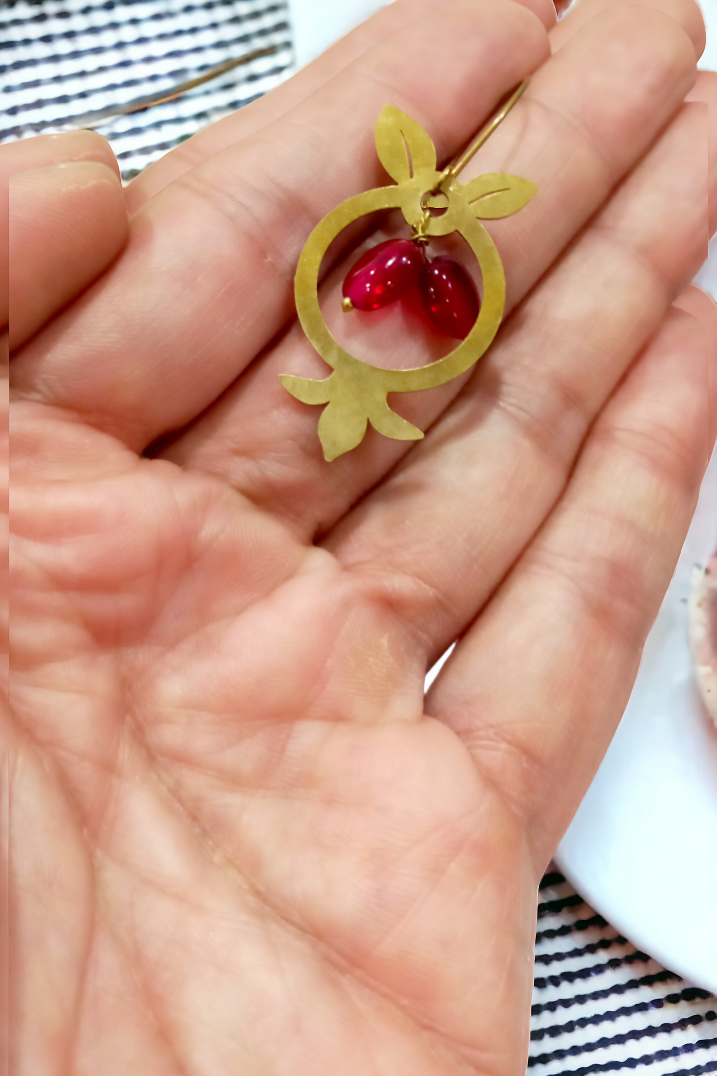 Pomegranate Earrings