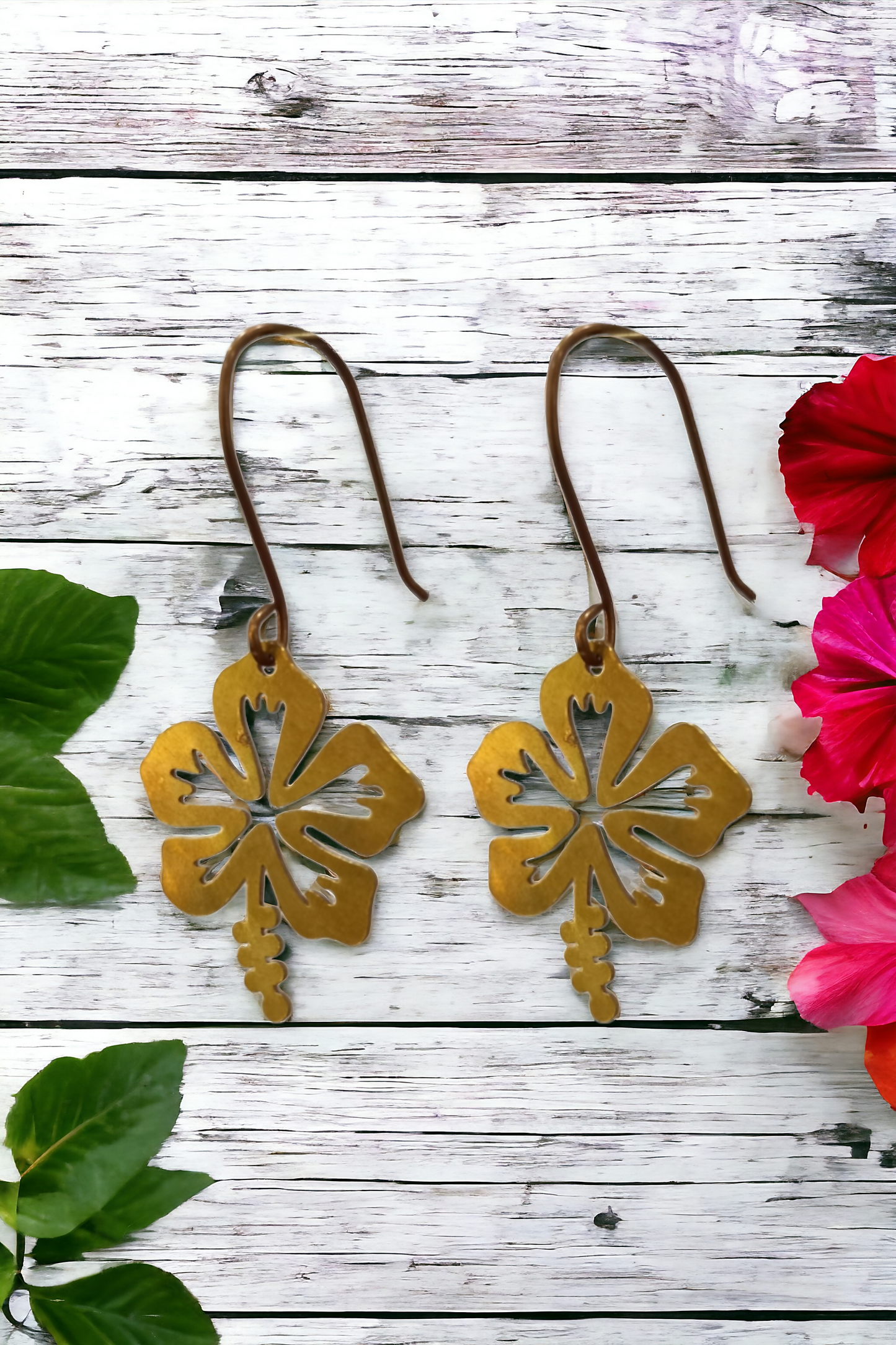 Hibiscus Earrings