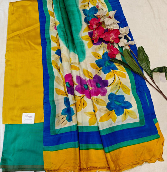 Dress Material with Pure Bishnupur Silk Dupatta