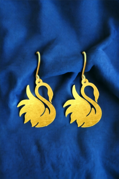 Swan Earrings