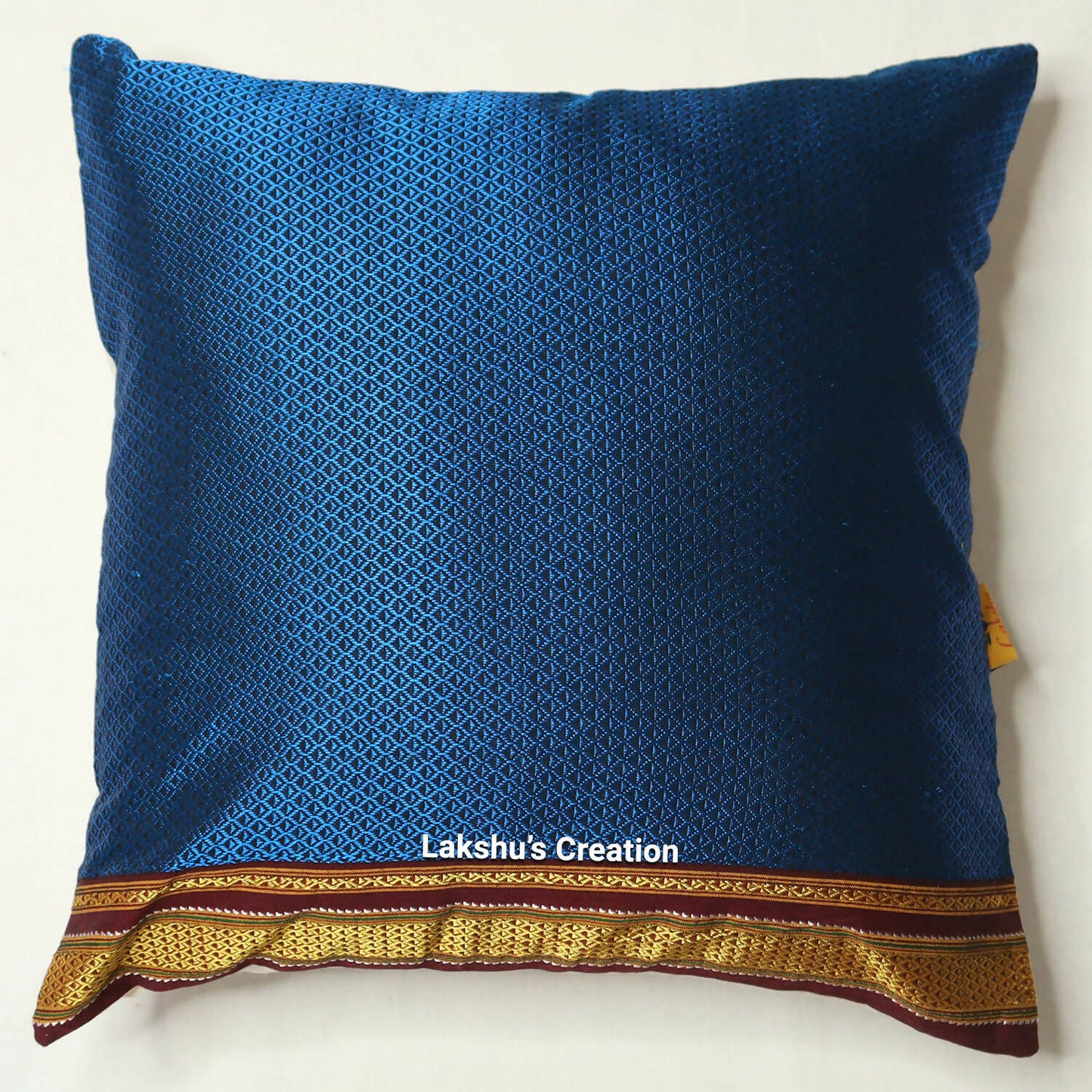 Designer Khun Cushion Covers - Blue (Pack of 1)