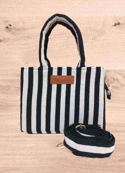 Mini Box Tote with Sling