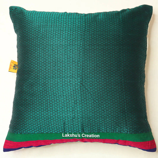 Designer Khun Cushion Covers - Green (Pack of 1)