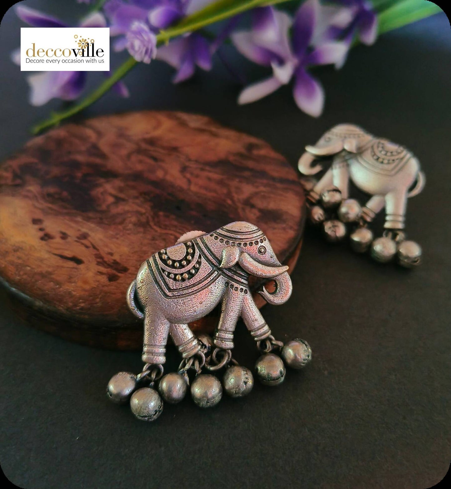 Elephant Stud Earrings