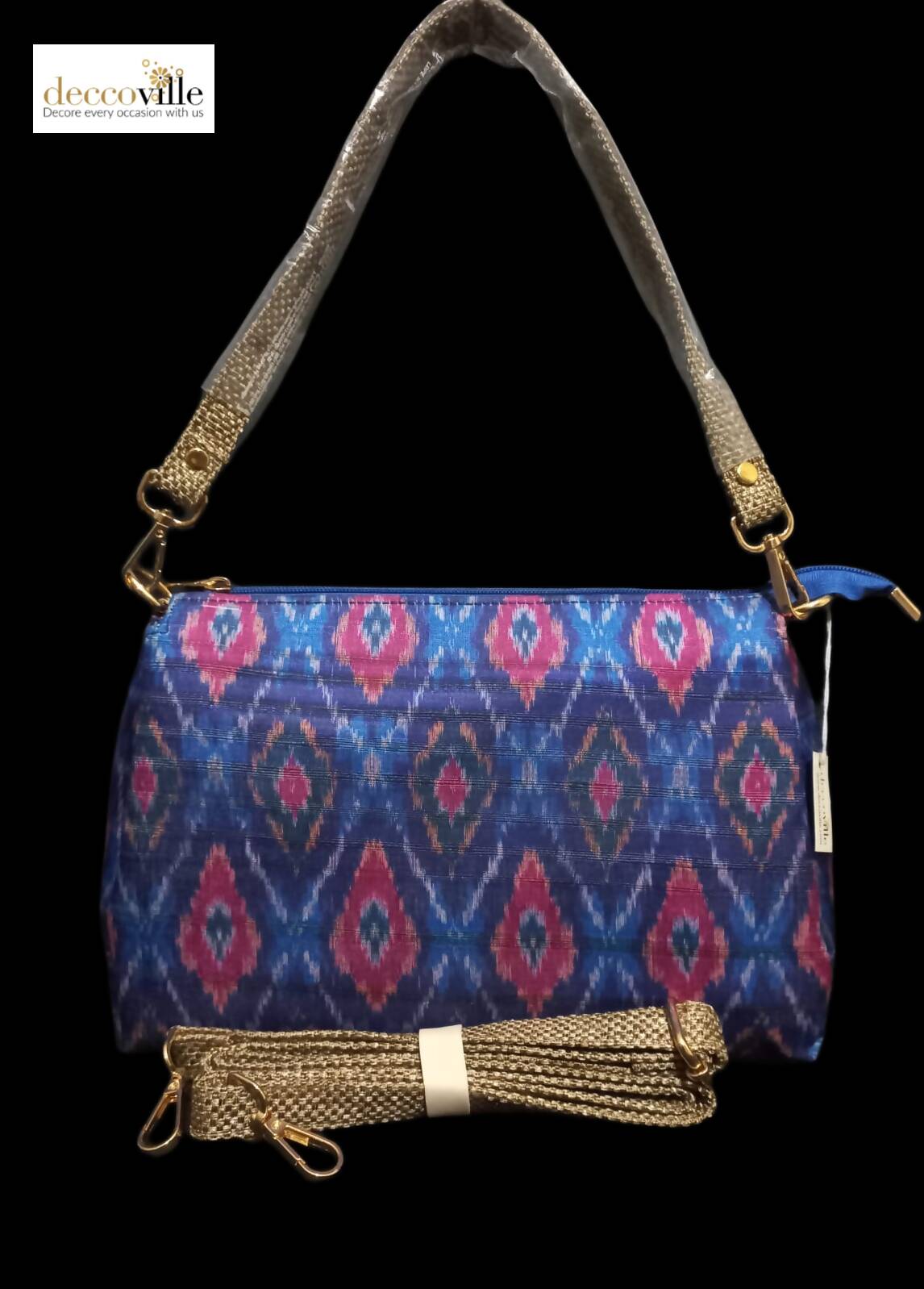 Jute Silk Dual Belt Bag