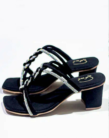 Twisted Twilight Black - Heels